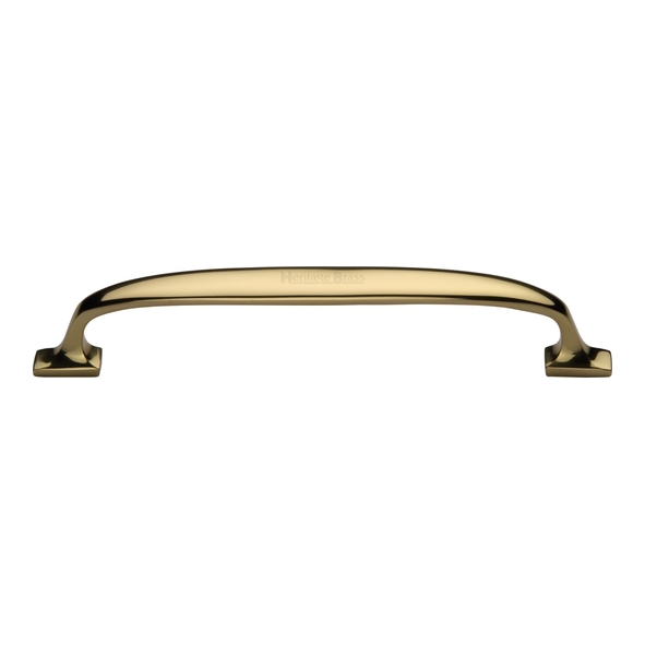 C7213 160-PB • 160 x 184 x 35mm • Polished Brass • Heritage Brass Durham Cabinet Pull Handle